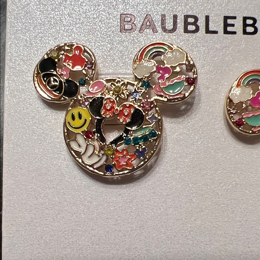 BaubleBar Mickey Mouse Icon Play in the Park Earrings - Picture 2 of 7